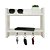 Porta Chave de Parede Suporte para Chaveiro Decorativo Branco - Imagem 2