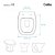Tampa de vaso Almofadado Soft Close Fit Bege Claro para bacia Celite - Imagem 3