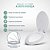 Assento Sanitario Poliester com Amortecedor Absolute Branco para Vaso Ideal Standard - Imagem 5