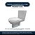 Assento Sanitario Poliester com Amortecedor Mondiale Pergamon (Bege Claro) para Vaso Celite - Imagem 4