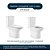 Assento Sanitário Poliéster com Amortecedor Lift Branco para vaso Docol - Imagem 4