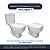 Assento Sanitário com Amortecedor Versa Branco para vaso Agnest - Imagem 4