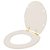 Assento Sanitário Convencional Oval Amendoa para vaso Ideal Standard com Ferragem Dourada - Imagem 2
