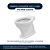 Assento Sanitário Soft Close Vila Real Cinza Claro para vaso Luzarte - Imagem 4
