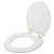 Assento Sanitário Soft Close Twister Branco para vaso Hervy com Ferragem Dourada - Imagem 2