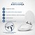 Assento Sanitario Convencional Oval Branco Laqueado para todas as Louças com Ferragem Preta - Imagem 5