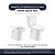 Assento Sanitário Poliéster Soft Close Debba Square Branco para vaso Roca - Imagem 4