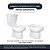 Assento Sanitário Soft Close Donna Cinza Claro para vaso Santamarina - Imagem 4