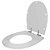 Assento Sanitário Soft Close Polo Cinza Claro para vaso Hervy - Imagem 2