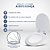 Assento Sanitário Soft Close Ascot Silver para vaso Ideal Standard - Imagem 5