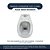 Assento Sanitário Soft Close Ascot Visone para vaso Ideal Standard - Imagem 4