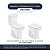 Assento Sanitário Soft Close Like Cinza Prata para vaso Celite - Imagem 4
