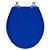Assento Sanitário Soft Close Ravena Azul para vaso Deca - Imagem 1