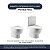 Assento Sanitário com Amortecedor Meridian Branco para vaso Roca com Ferragem Dourada - Imagem 4