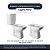 Assento Sanitário com Amortecedor Laguna Branco para vaso Hervy com Ferragem Dourada - Imagem 4