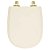 Assento Sanitário com Amortecedor Paris Bone para vaso Ideal Standard com Ferragem Dourada - Imagem 1
