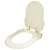 Assento Sanitário com Amortecedor Hampton Biscuit para vaso Incepa com Ferragem Dourada - Imagem 2