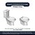 Assento Sanitário com Amortecedor Windsor Cinza Real para vaso Deca - Imagem 4