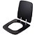 Tampa de Vaso Boss Matte Black Preto Fosco para Bacia Incepa 6lpf - Imagem 2
