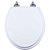 Tampa de Vaso Sanitário com Amortecedor Convencional Oval Branco para Bacia Incepa - Imagem 1