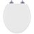 Tampa de Vaso Sanitário com Amortecedor Convencional Oval Branco para Bacia Logasa - Imagem 1
