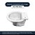 Assento Sanitário Poliester De Ville Cinza Real (Cinza Claro) para vaso Deca - Imagem 4