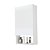 Armário para Banheiro Lavabo Suez Branco 34cm - Imagem 1