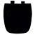 Tampa de Vaso Assento Sanitário Soft Close Astra Versato Preto para bacia Celite - Imagem 2