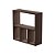 Nicho Decorativo Organizador para Banheiro Nogal 40cm Nancy - Imagem 4
