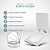 Assento Sanitário Poliester Soft Close Square Bone (Bege Claro) para vaso Incepa com Ferragem Dourada - Imagem 5