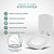 Assento Sanitário Poliester Soft Close Lirio Branco para vaso Fiori - Imagem 5