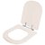 Assento Sanitário Vogue Plus Amendoa para Vaso Deca - Imagem 2