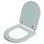 Assento Sanitário Poliester Calypso Verde Agua para vaso Incepa - Imagem 2