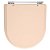 Assento Sanitário Poliester Calypso Coral para vaso Incepa - Imagem 1