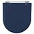 Assento Sanitário Poliester Calypso Azul Navy para vaso Incepa - Imagem 1