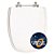 Assento Sanitário Poliéster Anti Bactéria Monte Carlo Branco Gelo para Vaso Deca - Imagem 1