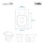 Assento Sanitário Poliester Soft Close Life Branco para vaso Celite - Imagem 3