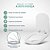 Assento Sanitário Poliester Soft Close Life Branco para vaso Celite - Imagem 5