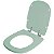 Assento Sanitario Poliester com Amortecedor Sabatini Verde Claro para Vaso Icasa - Imagem 2