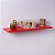Kit com 3 Prateleiras 60 x 20cm Suporte Invisivel - Cor Vermelho - Imagem 2