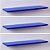 Kit com 3 Prateleiras 60 x 20cm Suporte Invisivel - Cor Azul - Imagem 1