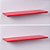 Kit Com 2 Prateleiras 60 X 20cm Suporte Invisivel - Cor Vermelho - Imagem 1