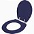 Assento Sanitario Poliester com Amortecedor Avalon Azul Cobalto para Vaso Ideal Standard - Imagem 2