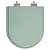 Assento Sanitario Poliester com Amortecedor Riviera Agua Marinha (Verde Agua) para Vaso Celite - Imagem 1
