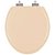 Assento Sanitario com Amortecedor Convencional Oval cor Pessego Rosa Shell para vaso Incepa - Imagem 1