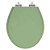 Assento Sanitario Poliester com Amortecedor Ravena Verde Malva para bacia Deca - Imagem 1