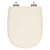 Assento Sanitario Poliester com Amortecedor Paris Bone (Bege Claro) para Vaso Ideal Standard - Imagem 1