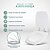 Assento Sanitario Poliester Com Amortecedor Paladium Branco Para Vaso Celite - Imagem 4