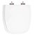 Tampa De Vaso Poliester Com Amortecedor Fit Branco Para Bacia Celite - Imagem 1