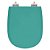 Assento Sanitario Poliester Com Amortecedor Paris Aquamarine Para Vaso Ideal Standard - Imagem 1
